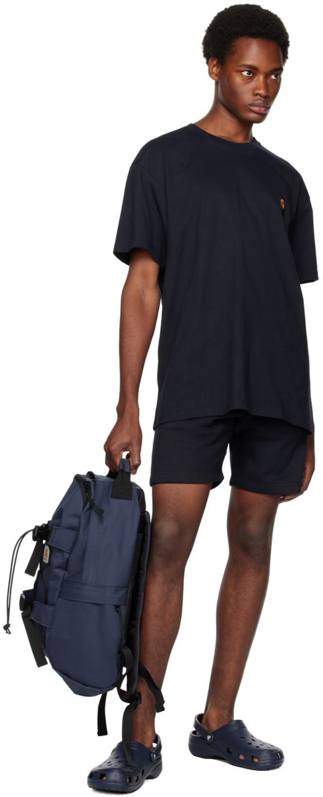 CARHARTT American Script Embroidered Logo T-shirt In Black