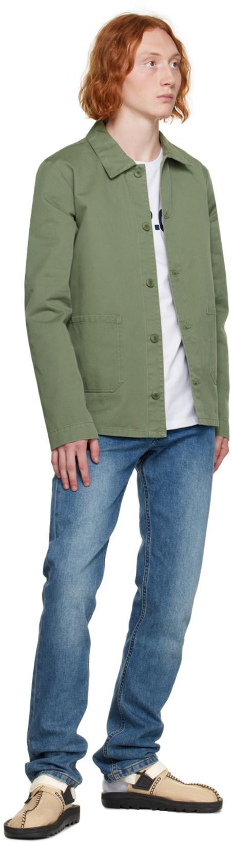 APC A.p.c. Straight Leg Jeans In Blue