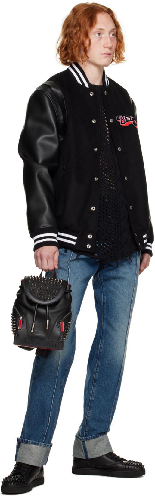 BALMAIN Blue Straight Jeans In Vintage Blue Wash