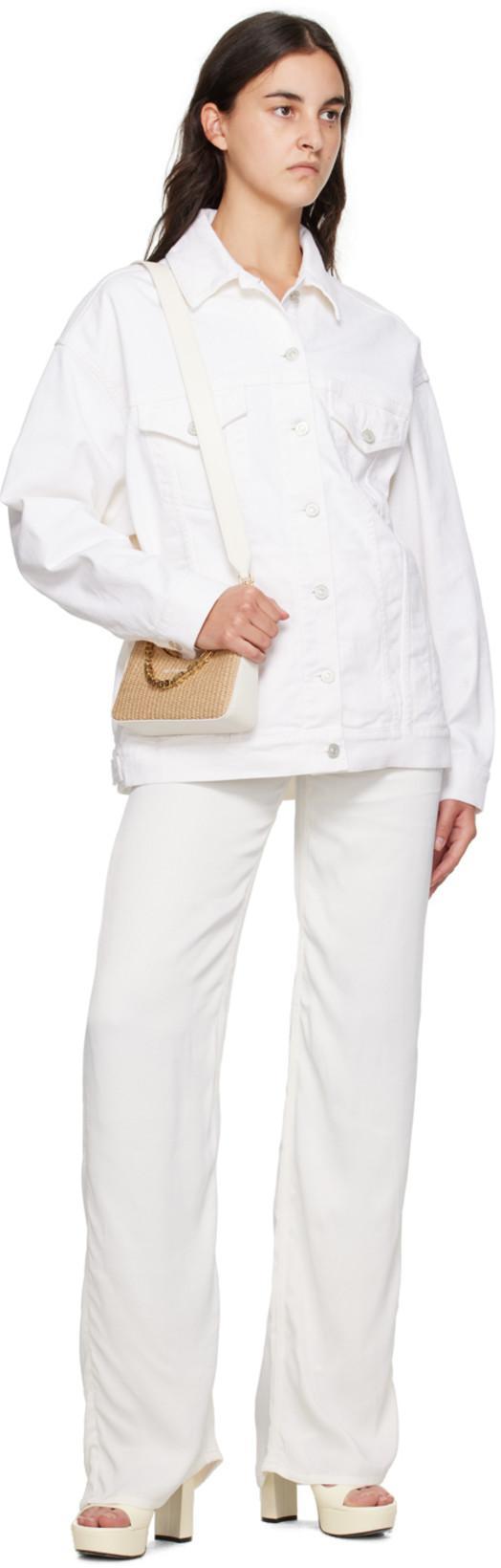 GIVENCHY Button-up Denim Jacket In White