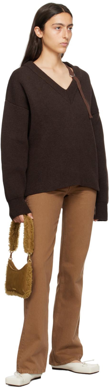 JACQUEMUS Off-white Le Chouchou 'les Mules Plates Ballet' Ballerina Flats