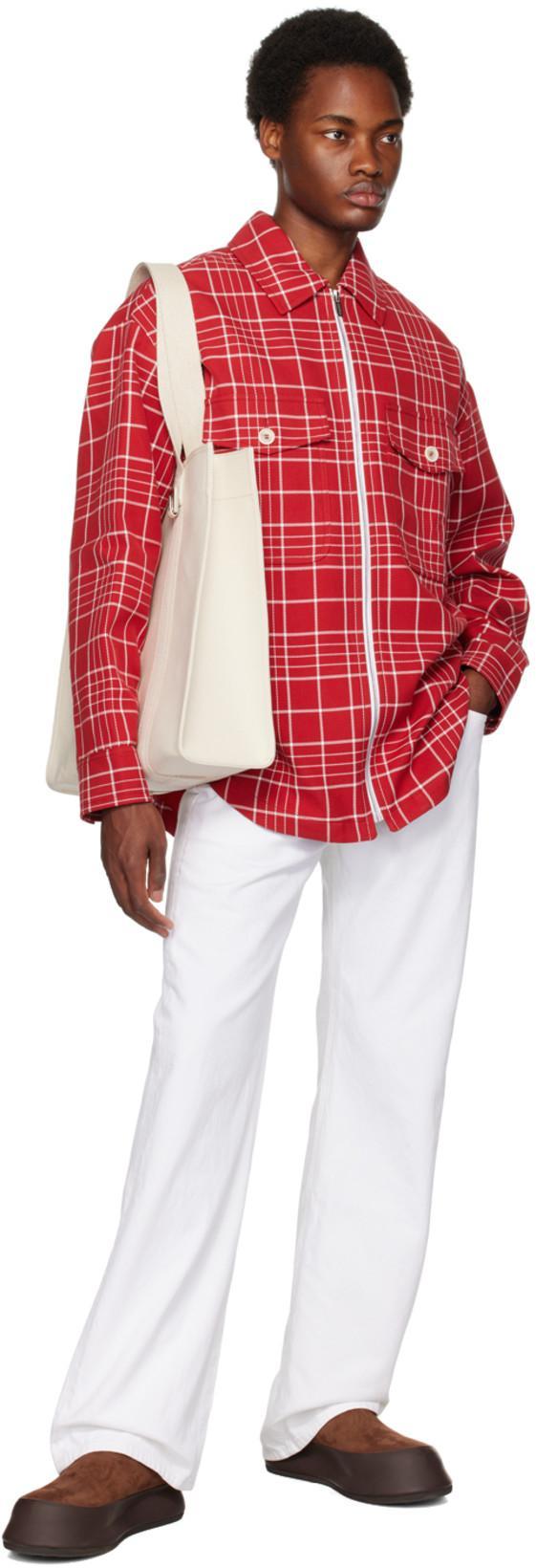 JACQUEMUS White Le Chouchou 'le De Nîmes Suno' Jeans