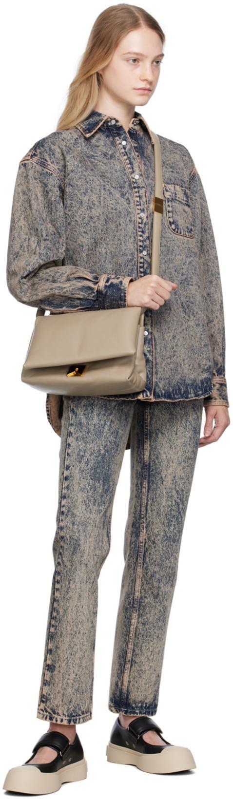 MARNI Acid-wash Slim-cut Jeans In Multi