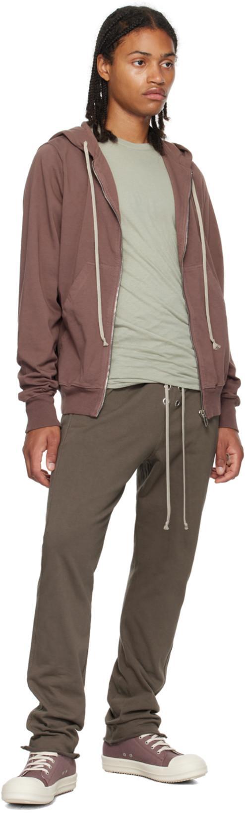 RICK OWENS Off-white Double T-shirt In 08 Pearl