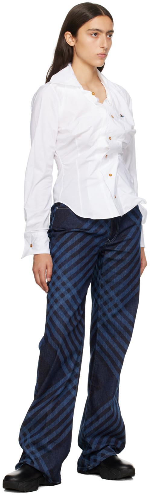 VIVIENNE WESTWOOD Button Closure White Cotton Shirt