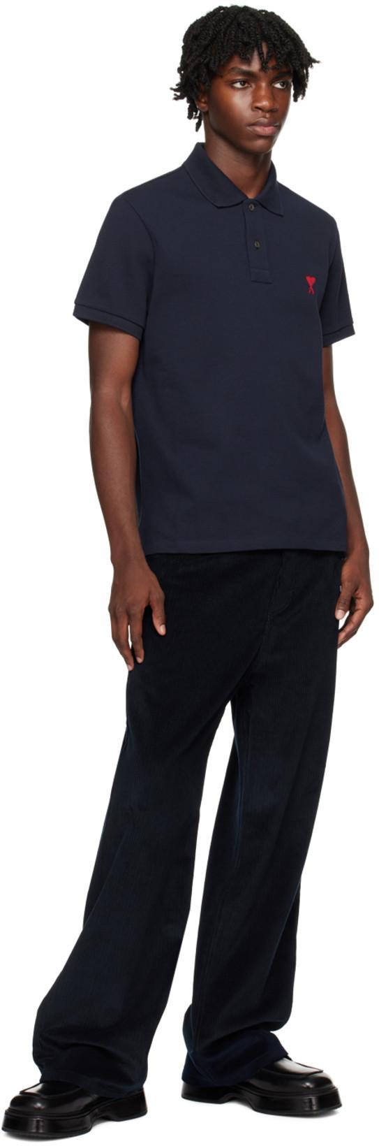 AMI ALEXANDRE MATTIUSSI Ami Paris Ami De Coeur Black Oversize T Shirt