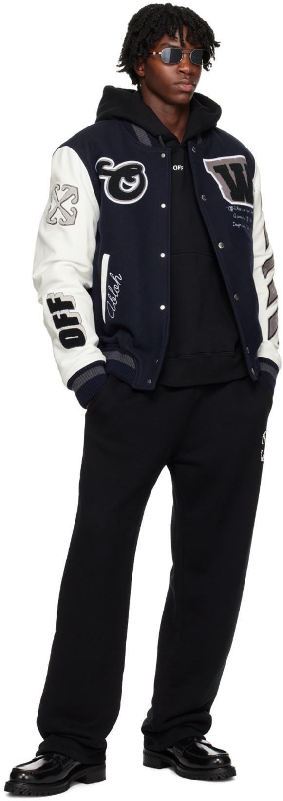 OFF-WHITE Off White™ Black Caravaggio Mery Print Hoodie