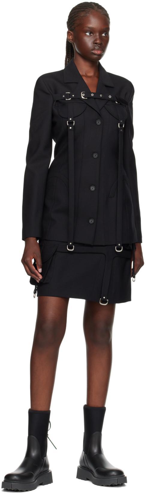 OFF-WHITE Sponge Black Logo-print Rain Boots In Black White