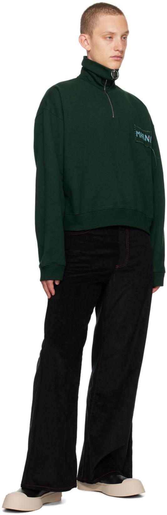 MARNI Black Pablo Chelsea Boots In 00n99 Black