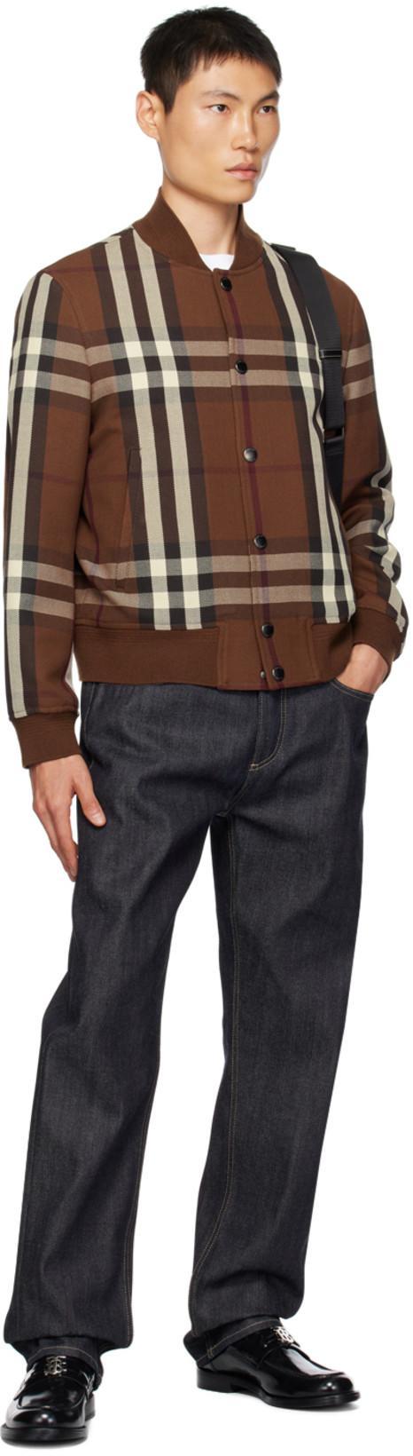 BURBERRY Landon Bomber Jacket In Multicolor