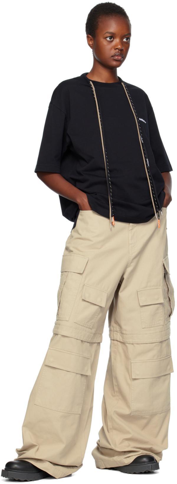 OFF-WHITE Sponge Black Logo-print Rain Boots In Black White