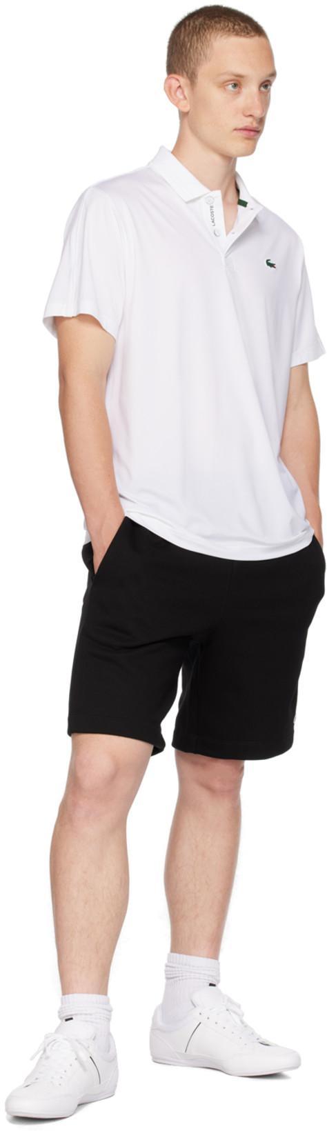 LACOSTE Short Sleeved Polo T Shirt White In Bianco Bianco