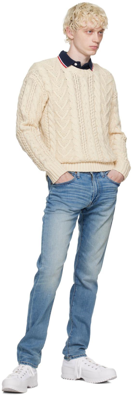 POLO RALPH LAUREN Cable-knit Wool-cashmere Sweater In Andover Cream