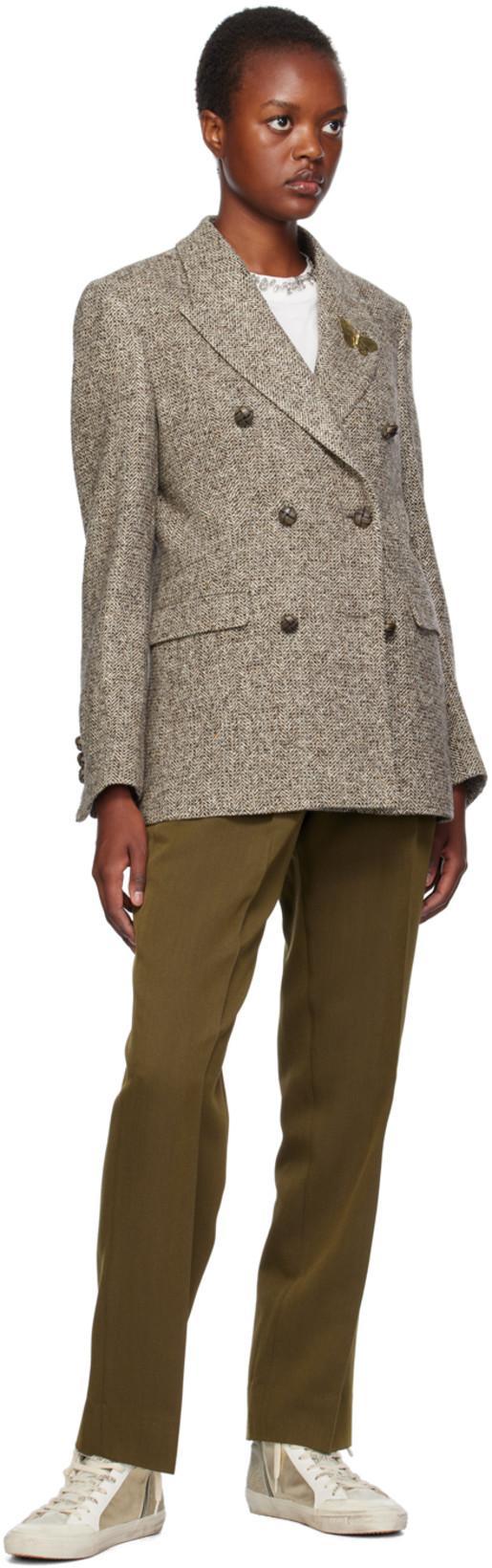 GOLDEN GOOSE Crystal Crew Neck T-shirt In White