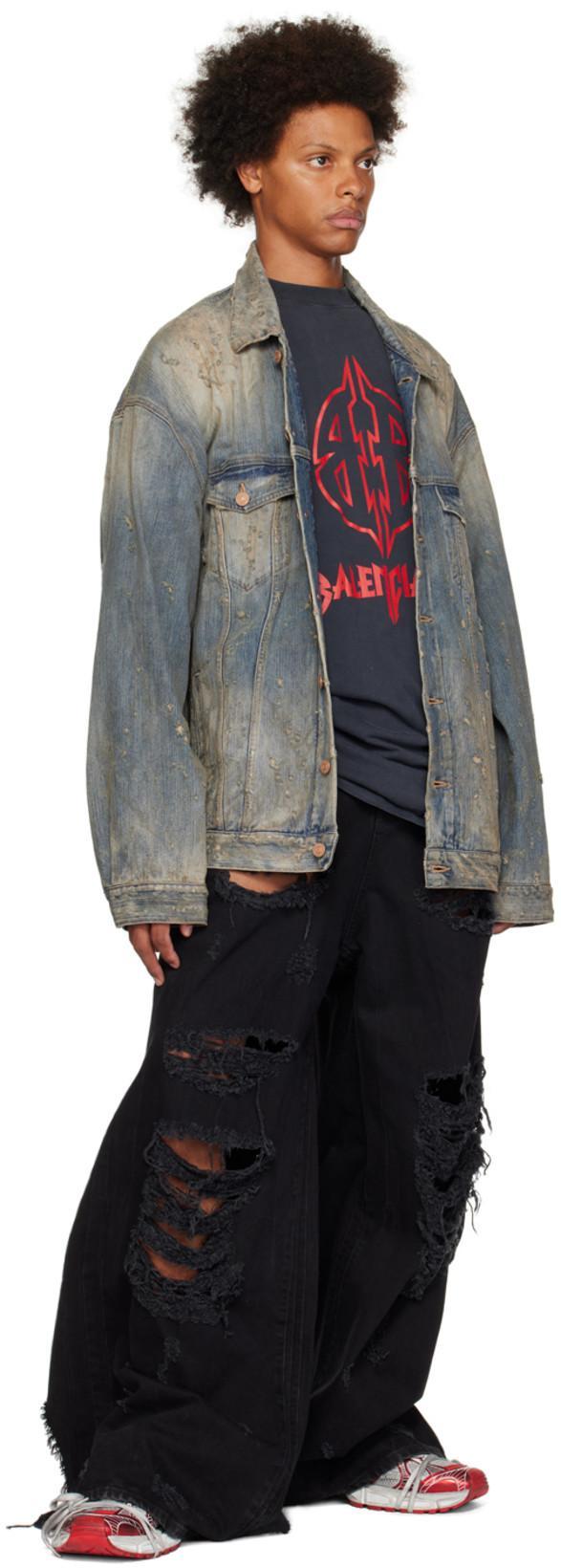 BALENCIAGA 3xl Distressed Mesh And Rubber Sneakers In White