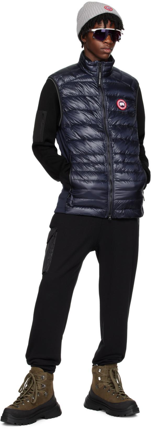 CANADA GOOSE Hybdridge Lite Quilted Recycled-ripstop And Stretch-jersey Down Gilet In Black