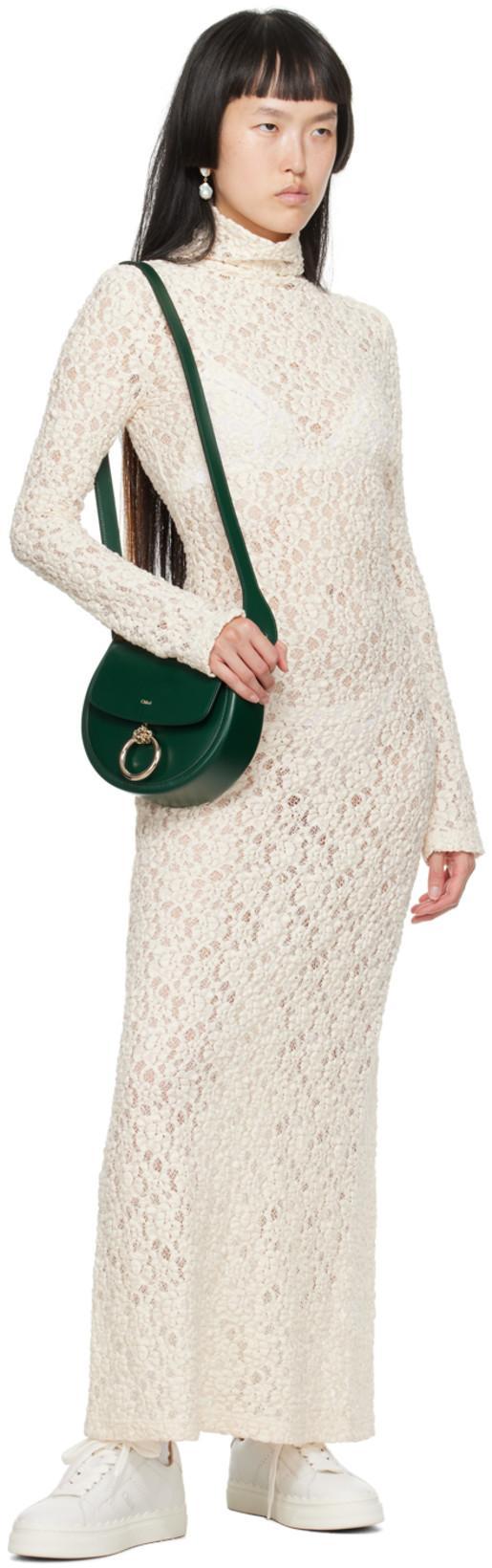 KIKI DE MONTPARNASSE Intime Stretch Silk Trimmed Thong In White