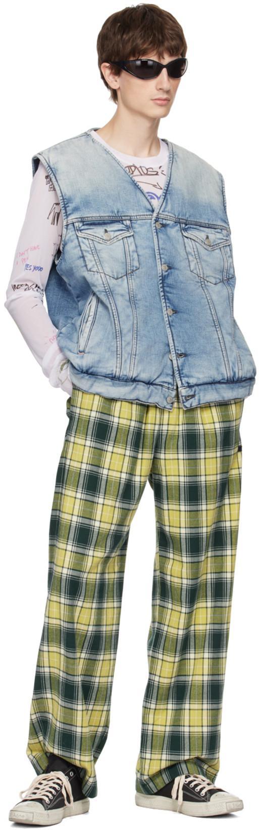 ACNE STUDIOS Denim Padded Vest In Blue