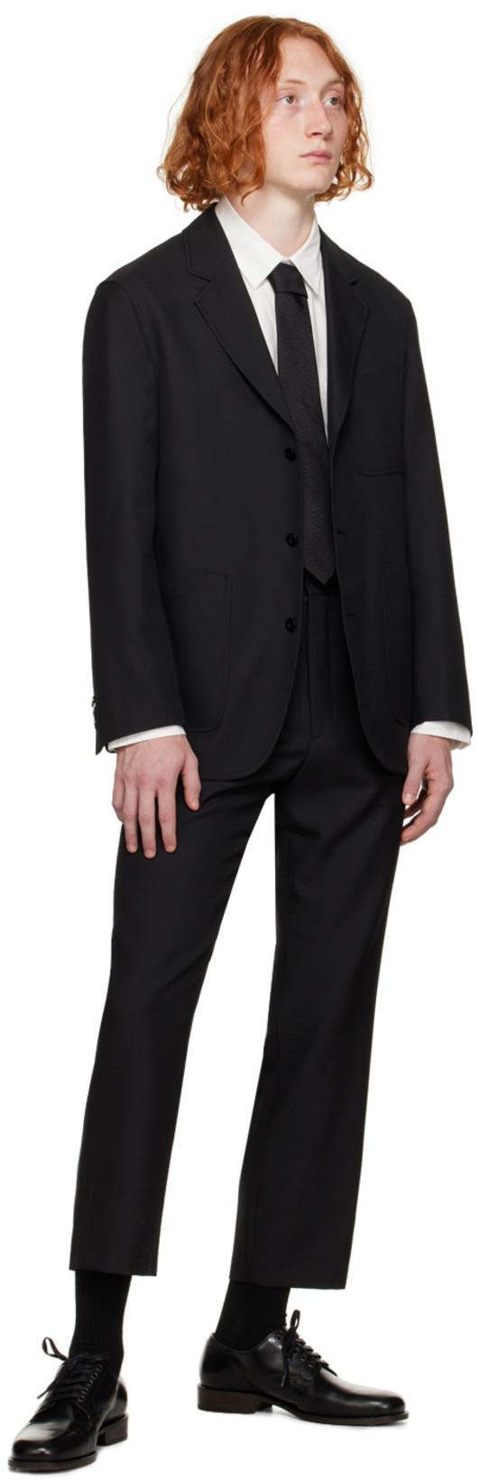 POTTERY Black Tapered Trousers In Bk Black