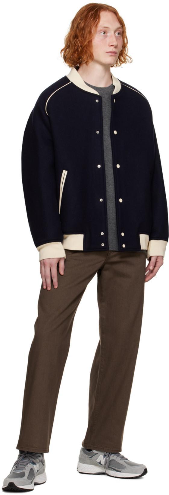 POTTERY Brown One Washed Wide Jeans In Bw Brown