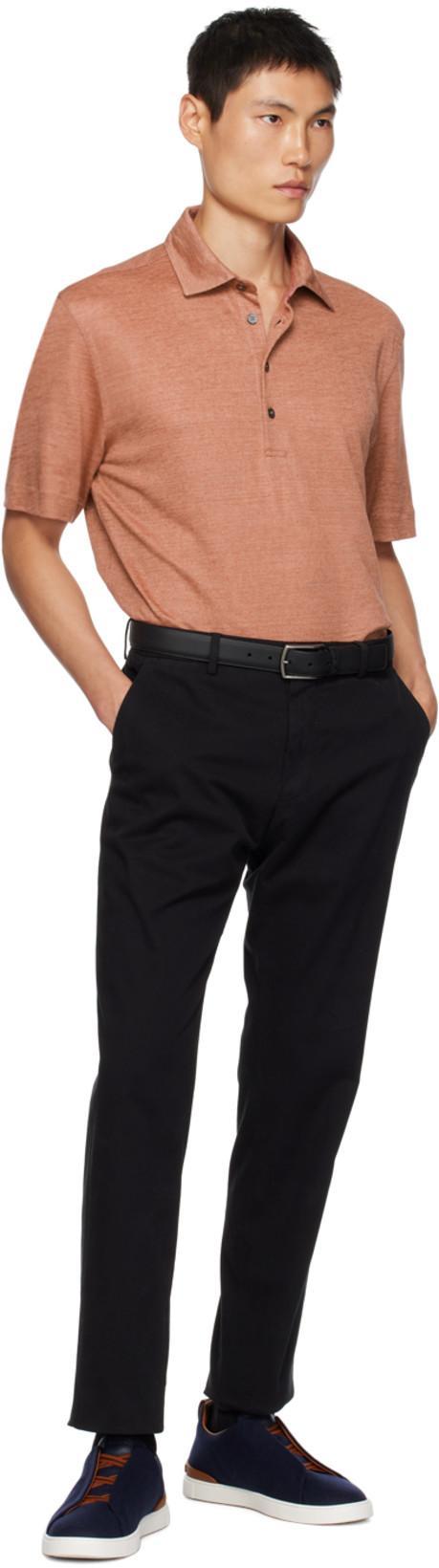 ZEGNA Black Informale Belt In Ner Black