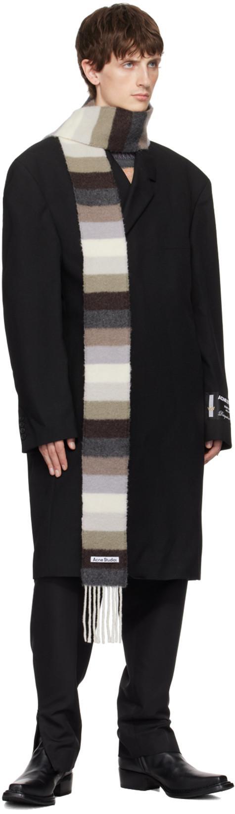 ACNE STUDIOS Double-breasted Wool Coat In 900 Black