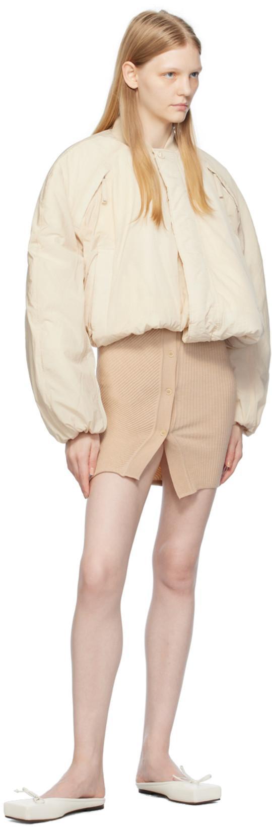 JACQUEMUS Off-white Le Chouchou 'les Mules Plates Ballet' Ballerina Flats