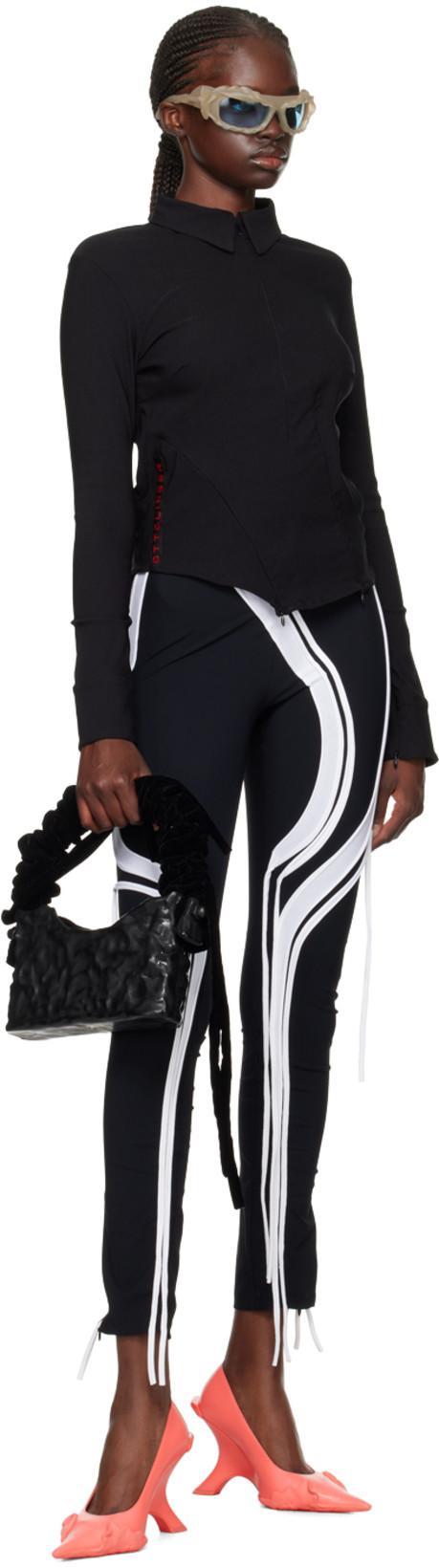 OTTOLINGER Strappy Leggings In Black