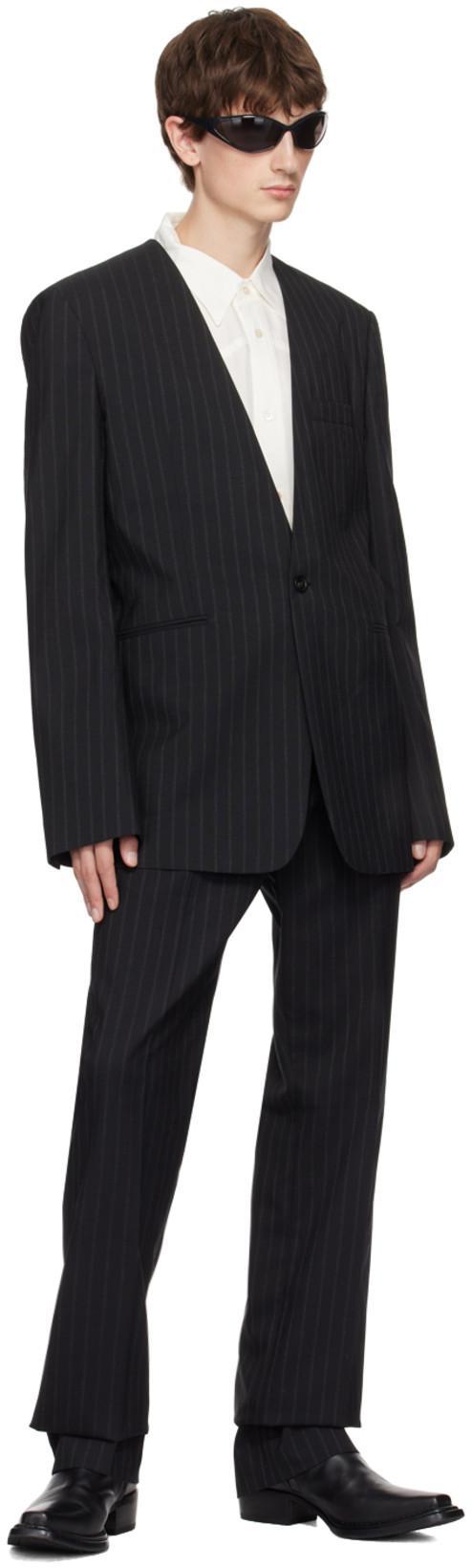 ACNE STUDIOS Straight Fit Cotton Jeans In Black