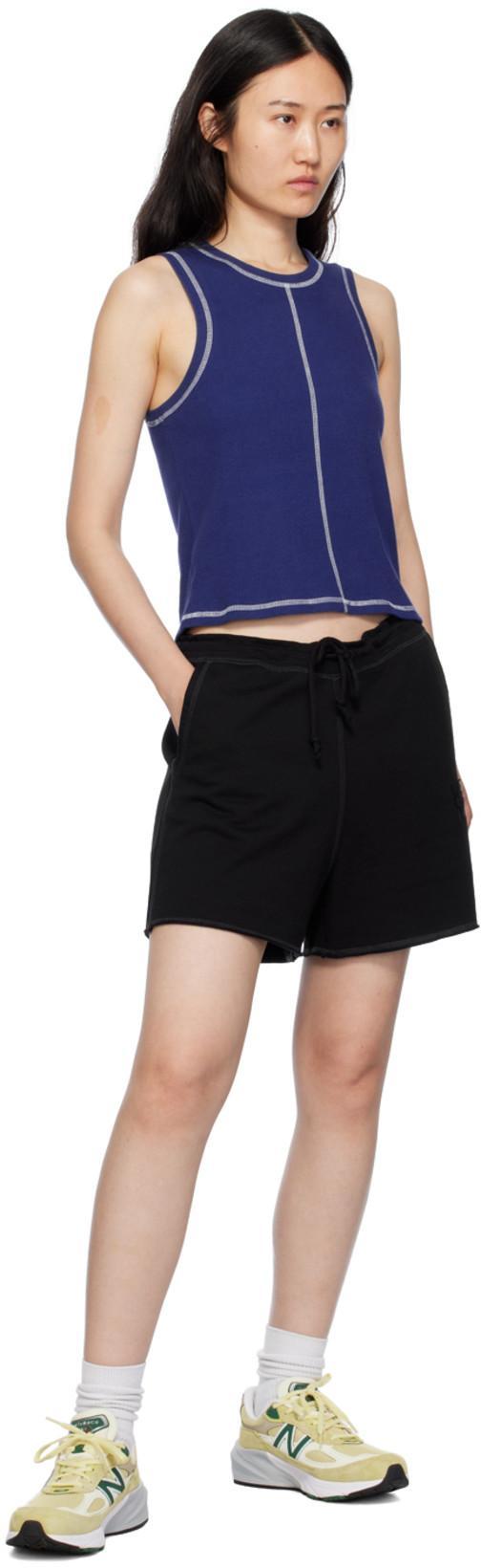 GANNI Women Logo Organic Cotton Shorts In Brown