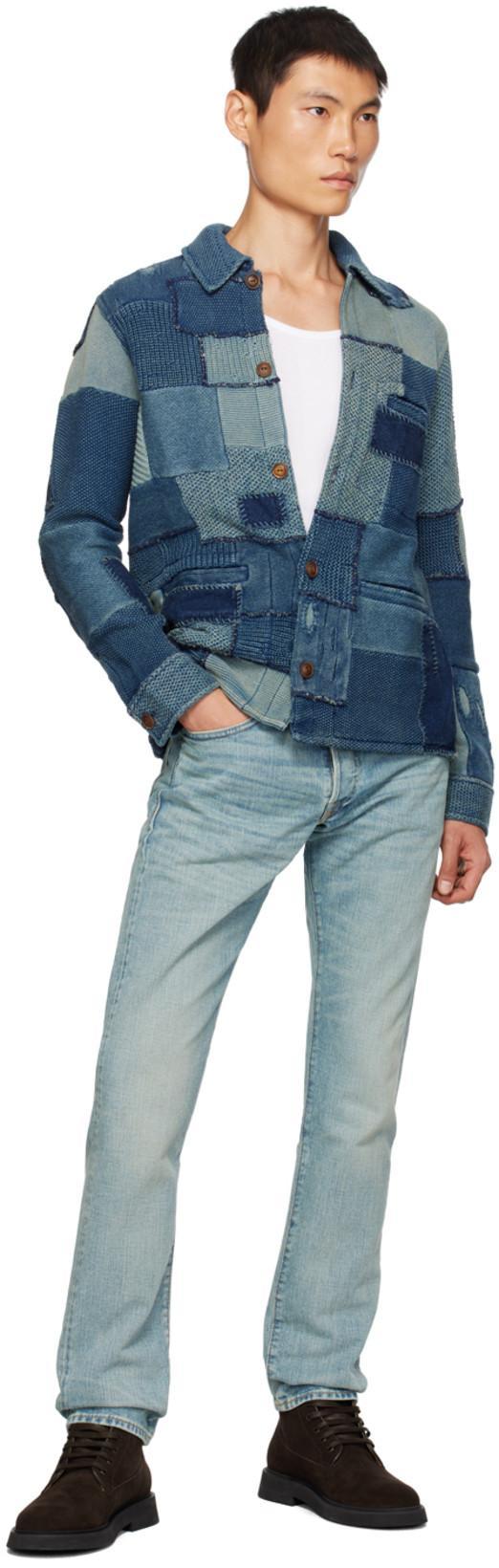 THE LETTERS White Striped Tank Top