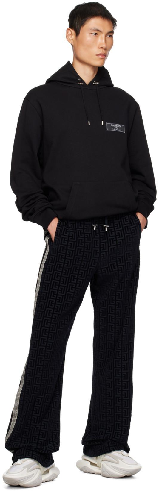 BALMAIN Capp Sweat. Logo In Black