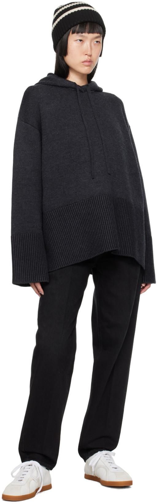 TOTÊME Toteme Main Wide Leg Denim Jeans In Black