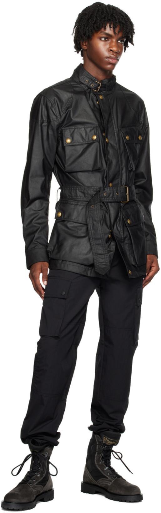 BELSTAFF Trailmaster Waxed Jacket Black