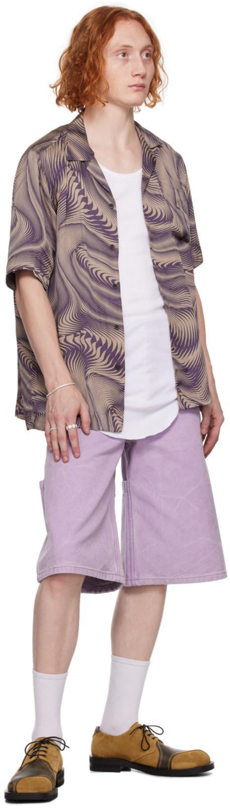 THE LETTERS White Striped Tank Top