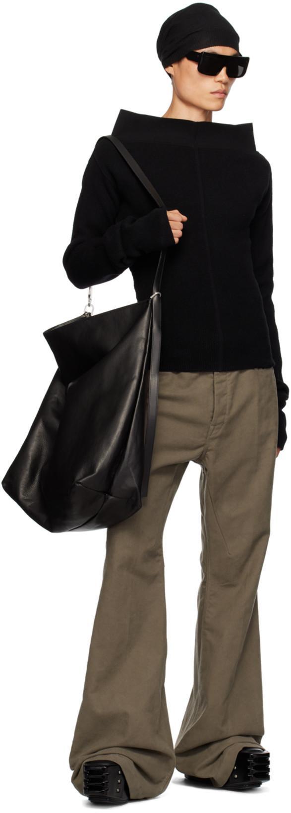 RICK OWENS 120mm Grilled Kiss 45 Boots In Black