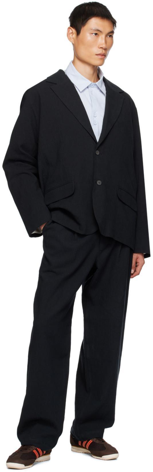 XENIA TELUNTS Black Typewriter Trousers