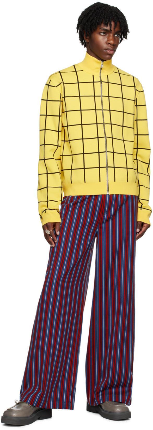 MARNI Checked-print Cotton T-shirt In Black