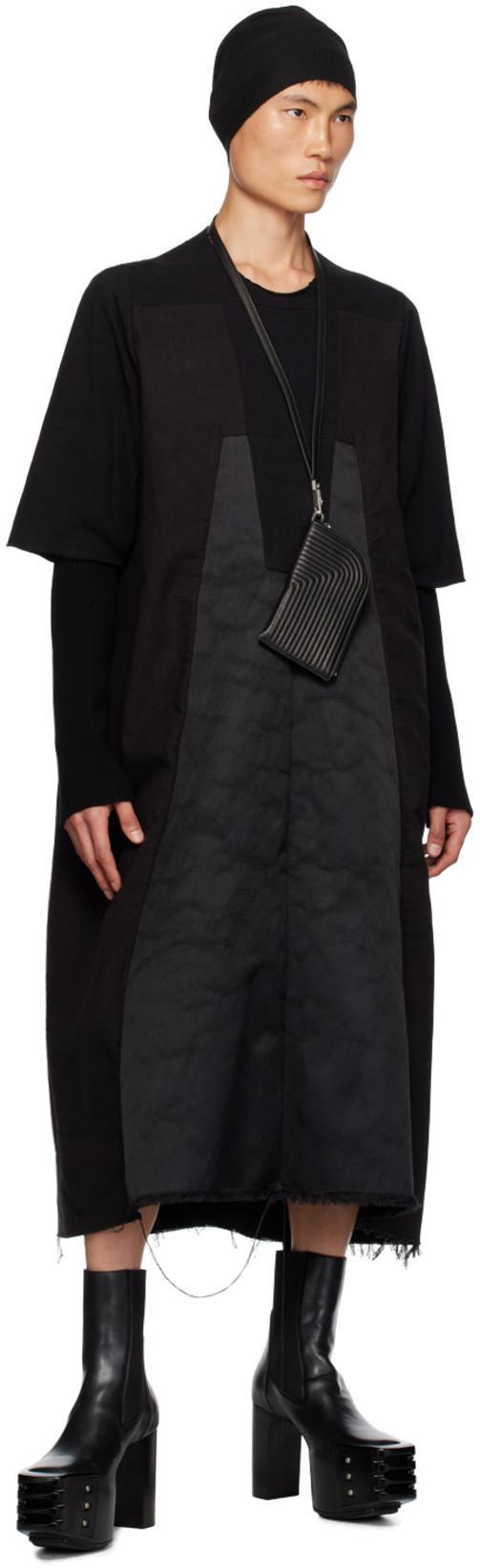 RICK OWENS 120mm Grilled Kiss 45 Boots In Black