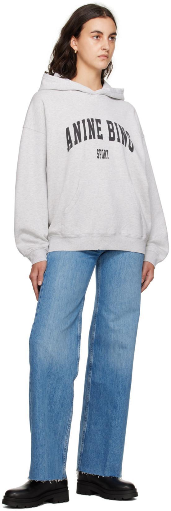 ANINE BING Sport Harvey Sweatshirt In Gray