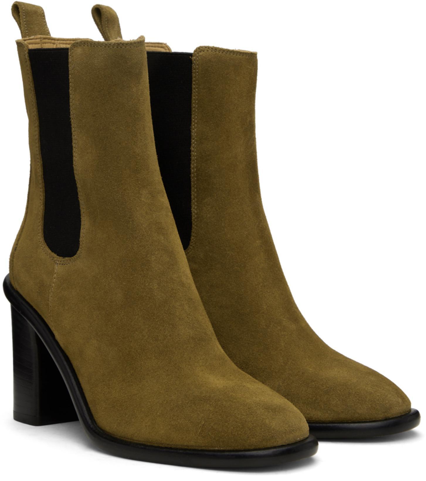 ISABEL MARANT Julicia Denim Midi Skirt In Blue