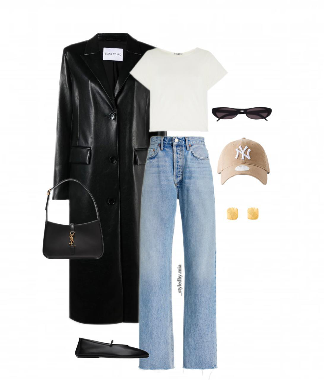 THE ROW 10mm Elastic Ballet Leather Flats In Black