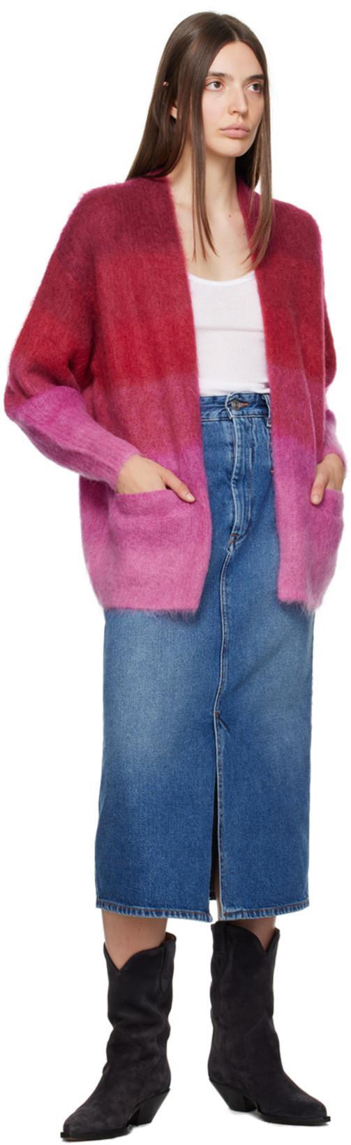 ISABEL MARANT Julicia Denim Midi Skirt In Blue