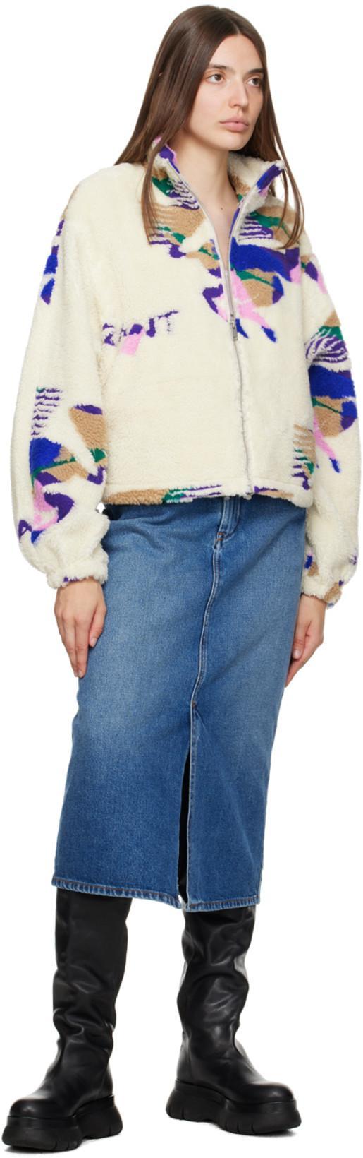 ISABEL MARANT Julicia Denim Midi Skirt In Blue