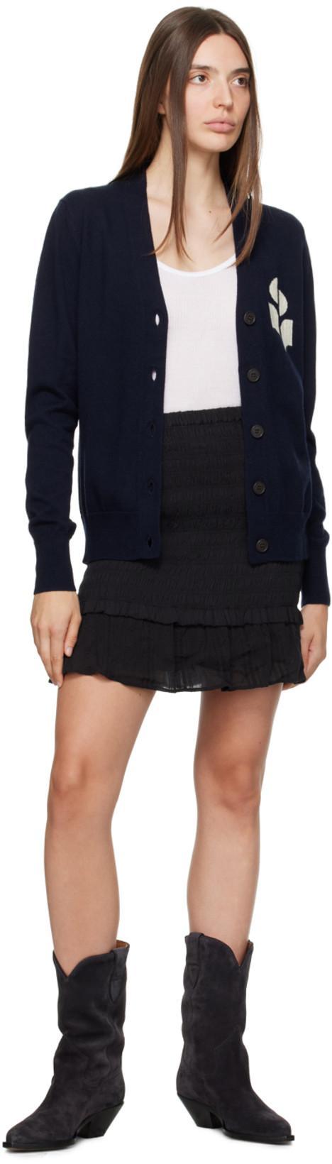 ISABEL MARANT Duerto Cuban Heel Suede Ankle Boots In Black