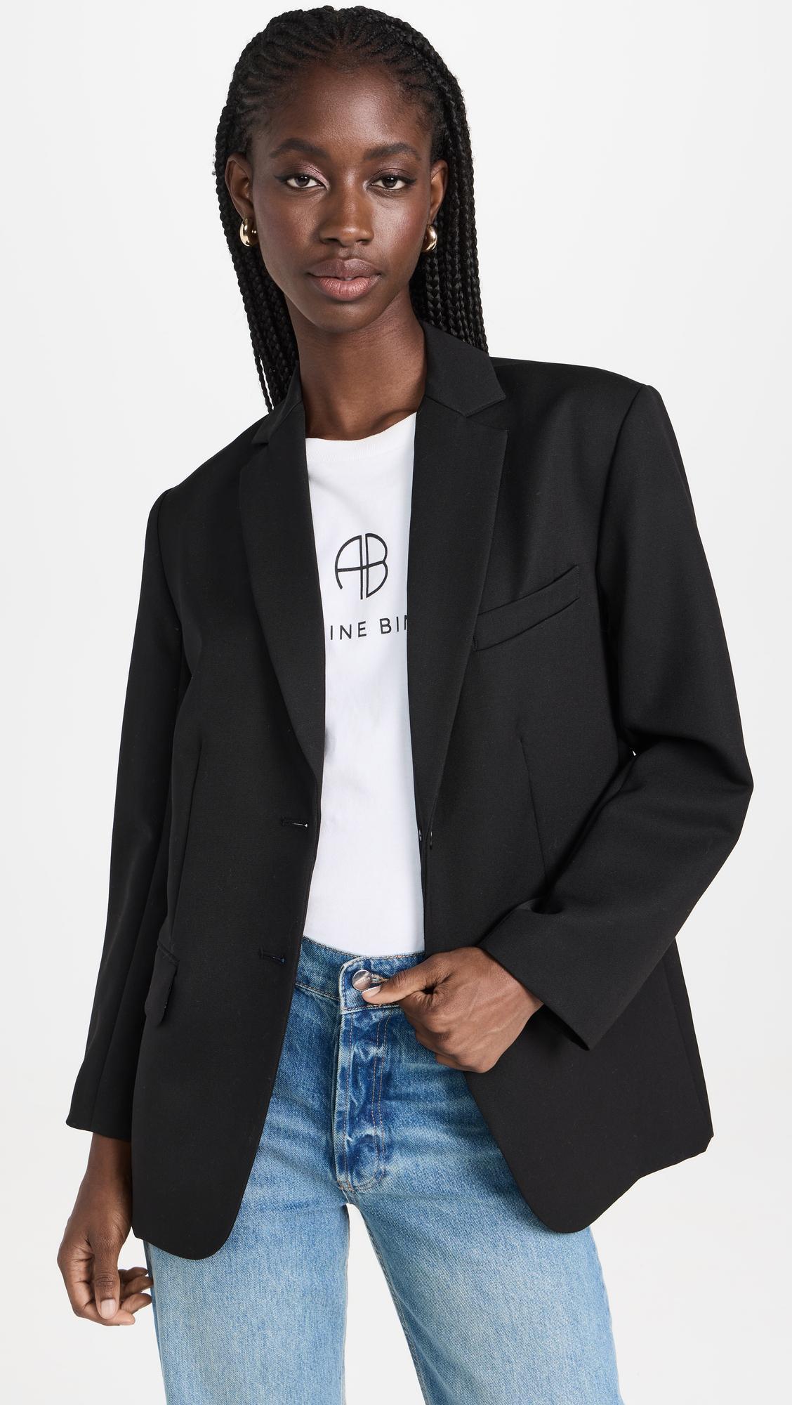 ANINE BING Women's Quinn Blazer Black