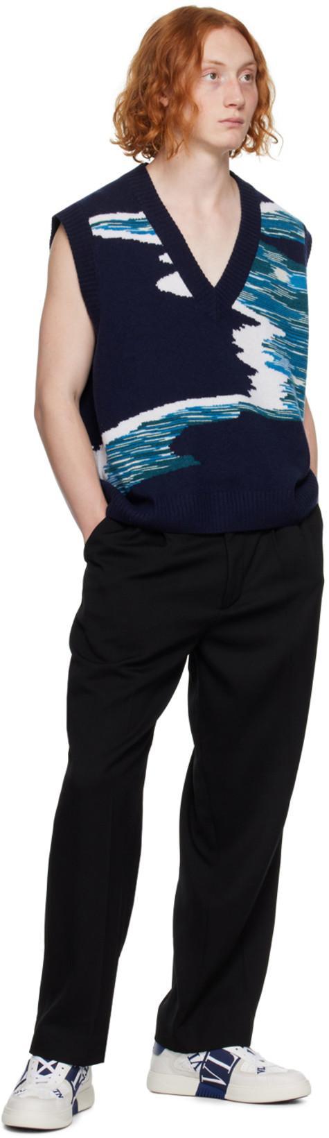 VALENTINO GARAVANI Valentino Vltn Leather Slip-on Sneaker In Neutral