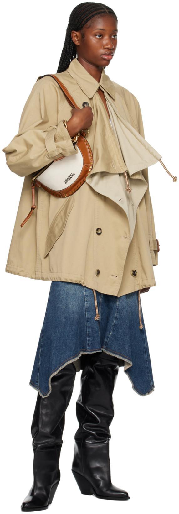 ISABEL MARANT Nyda Denim Midi Skirt In 30db Dark Blue