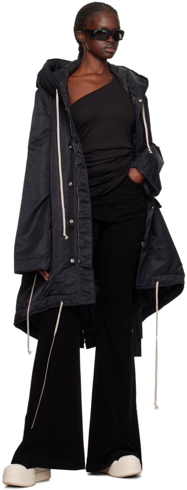 RICK OWENS DRKSHDW High-waisted Flared Jeans In Black