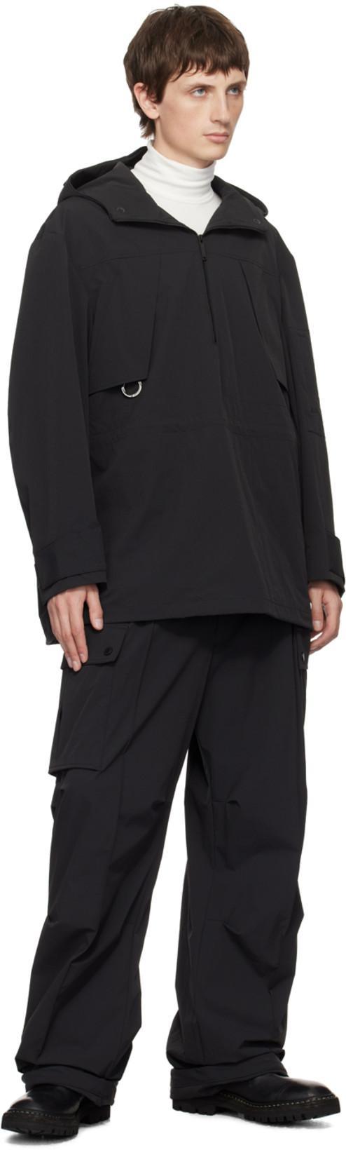 TH PRODUCTS Black Nerdrum Cargo Pants